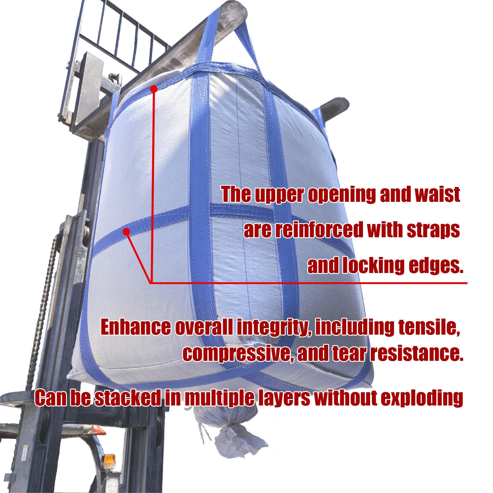 4-Loop #-Shaped Cross Bottom with Discharge Spout