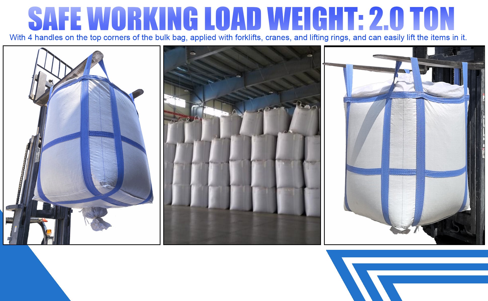 4-Loop #-Shaped Cross Bottom with Discharge Spout
